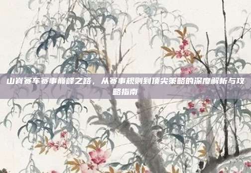 山脊赛车赛事巅峰之路，从赛事规则到顶尖策略的深度解析与攻略指南