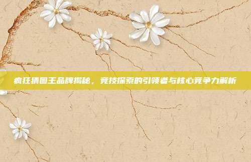 疯狂猜图王品牌揭秘,竞技探索的引领者与核心竞争力解析