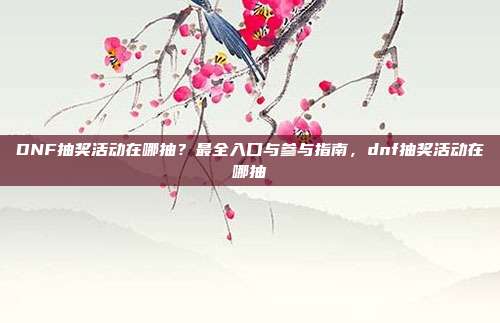 DNF抽奖活动在哪抽？最全入口与参与指南，dnf抽奖活动在哪抽