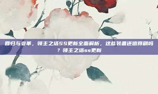 回归与变革，领主之塔SS更新全面解析，这些装备还值得刷吗？领主之塔ss更新
