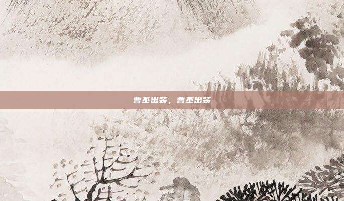 曹丕出装,曹丕出装