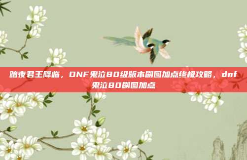 暗夜君王降临,DNF鬼泣80级版本刷图加点终极攻略,dnf鬼泣80刷图加点
