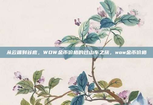 从云端到谷底,WOW金币价格的过山车之旅,wow金币价格