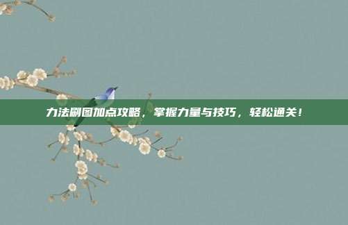 力法刷图加点攻略,掌握力量与技巧,轻松通关!
