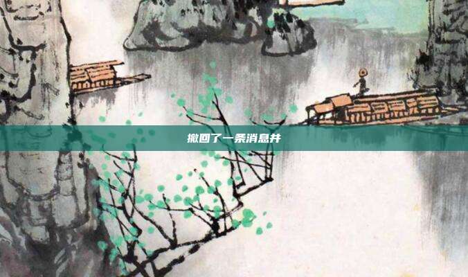 撤回了一条消息并