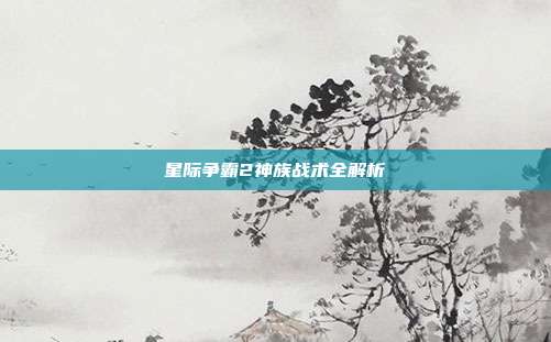 星际争霸2神族战术全解析