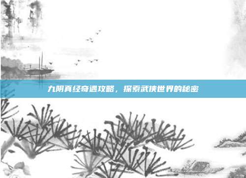 九阴真经奇遇攻略,探索武侠世界的秘密