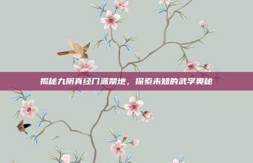 揭秘九阴真经门派禁地，探索未知的武学奥秘