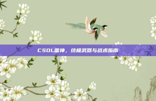 CSOL雷神，终极武器与战术指南