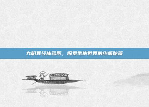 九阴真经体验服，探索武侠世界的终极秘籍