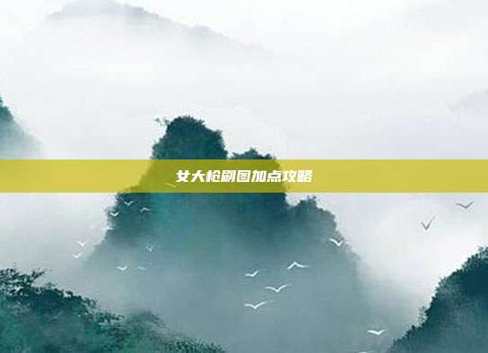 女大枪刷图加点攻略