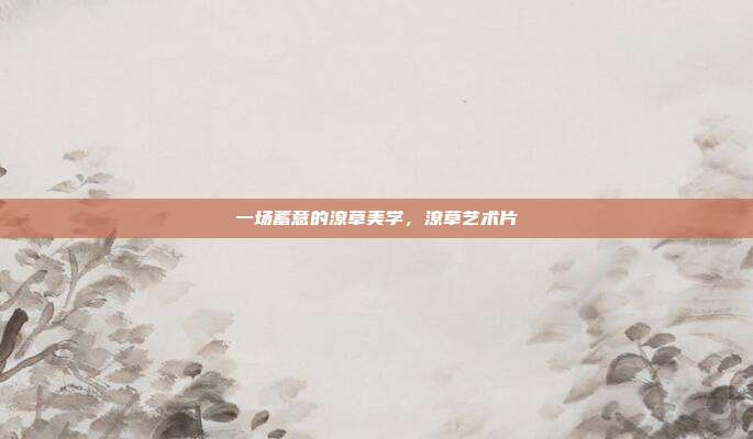 一场蓄意的潦草美学，潦草艺术片