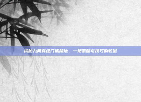 揭秘九阴真经门派禁地,一场策略与技巧的较量