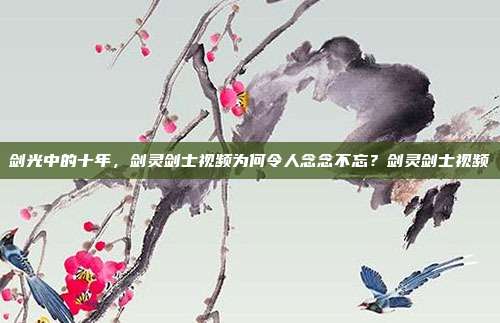 剑光中的十年，剑灵剑士视频为何令人念念不忘？剑灵剑士视频
