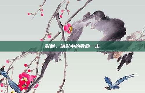 影刺,暗影中的致命一击