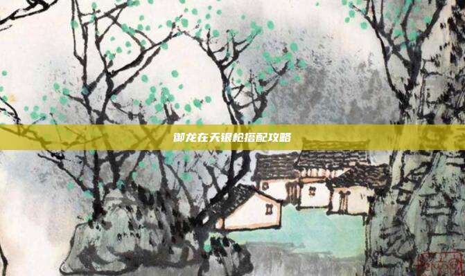 御龙在天银枪搭配攻略