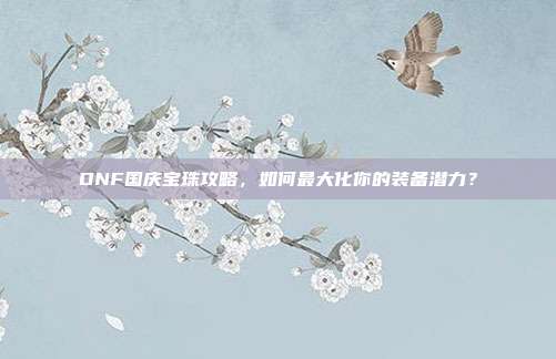 DNF国庆宝珠攻略，如何最大化你的装备潜力？