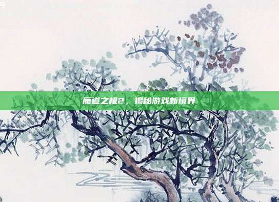 魔道之极2，揭秘游戏新境界