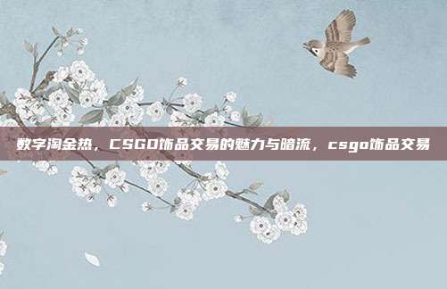 数字淘金热，CSGO饰品交易的魅力与暗流，csgo饰品交易
