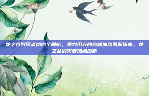 龙之谷毁灭者加点全解析，暴力坦克的终极加点图解指南，龙之谷毁灭者加点图解