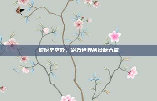 揭秘圣巫教，游戏世界的神秘力量