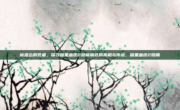 被遗忘的死者，探寻暗黑血统2隐藏角色的真相与传说，暗黑血统2隐角