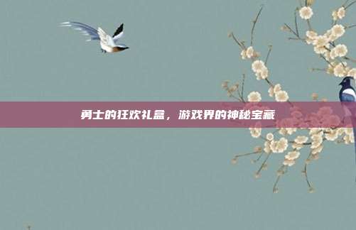 勇士的狂欢礼盒，游戏界的神秘宝藏