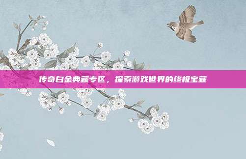 传奇白金典藏专区，探索游戏世界的终极宝藏
