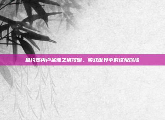 里约热内卢圣徒之城攻略,游戏世界中的终极探险
