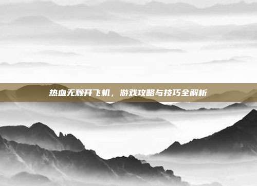 热血无赖开飞机，游戏攻略与技巧全解析