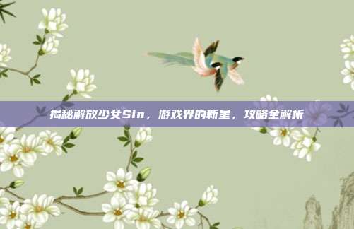 揭秘解放少女Sin,游戏界的新星,攻略全解析