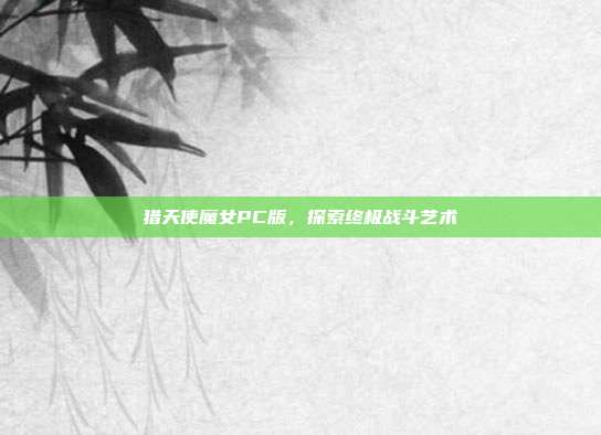 猎天使魔女PC版,探索终极战斗艺术