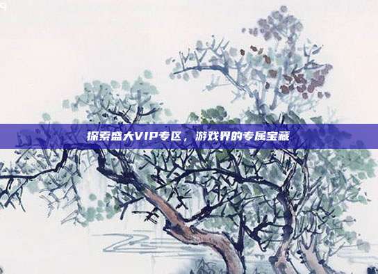 探索盛大VIP专区,游戏界的专属宝藏