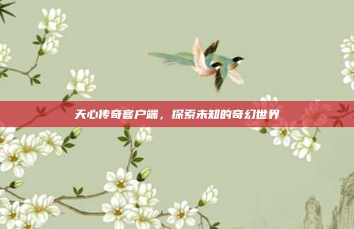 天心传奇客户端,探索未知的奇幻世界