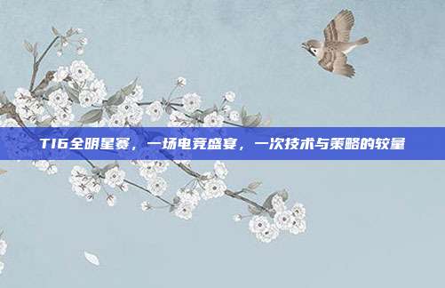 TI6全明星赛,一场电竞盛宴,一次技术与策略的较量