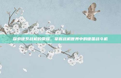 探索德系战机的荣耀,掌握战机世界中的德国战斗机