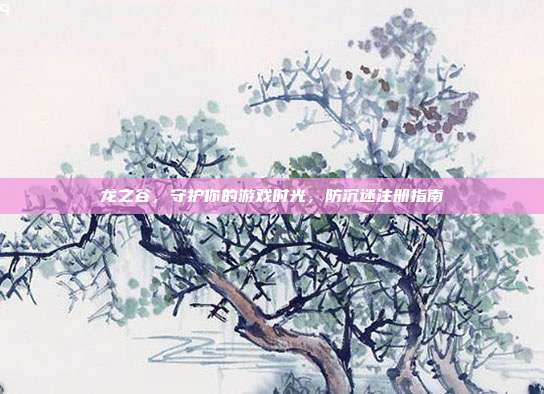 龙之谷，守护你的游戏时光，防沉迷注册指南