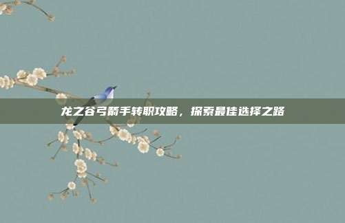 龙之谷弓箭手转职攻略,探索最佳选择之路
