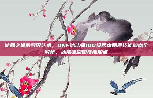 冰霜之巅的毁灭艺术，DNF冰洁师100级版本刷图技能加点全解析，冰洁师刷图技能加点