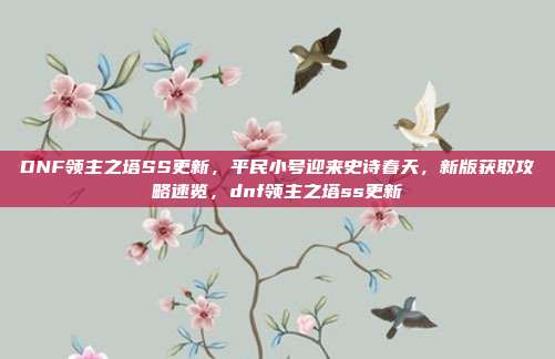 DNF领主之塔SS更新，平民小号迎来史诗春天，新版获取攻略速览，dnf领主之塔ss更新