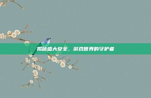 揭秘盛大安全,游戏世界的守护者