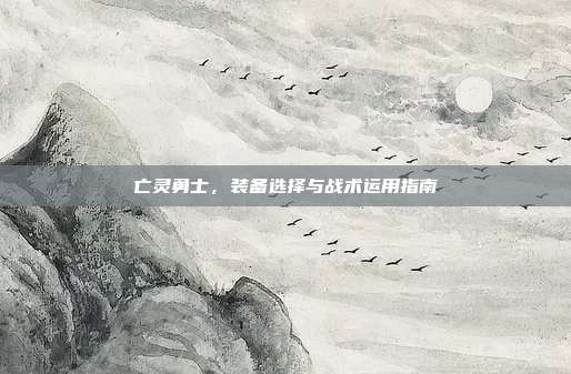 亡灵勇士,装备选择与战术运用指南