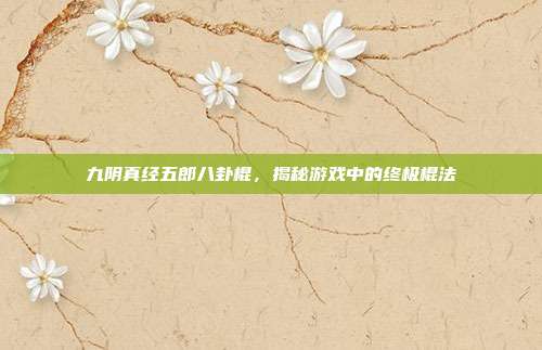 九阴真经五郎八卦棍,揭秘游戏中的终极棍法