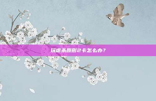 玩虐杀原形2卡怎么办?