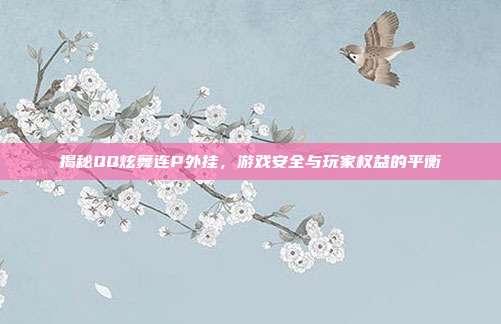 揭秘QQ炫舞连P外挂，游戏安全与玩家权益的平衡