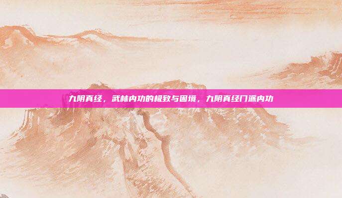 九阴真经，武林内功的极致与困境，九阴真经门派内功