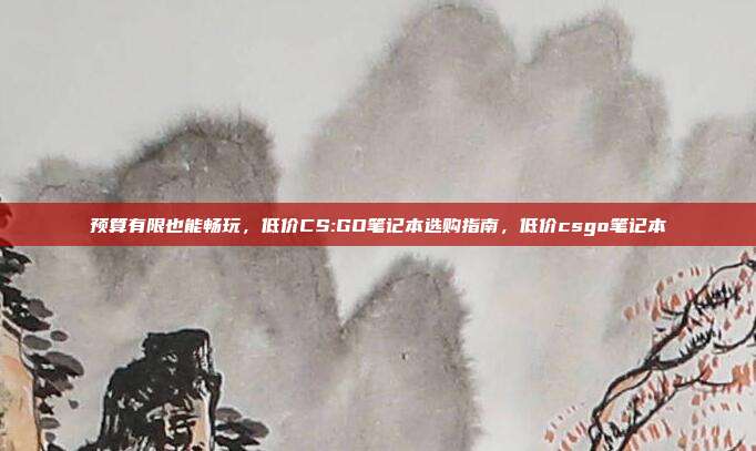 预算有限也能畅玩，低价CS:GO笔记本选购指南，低价csgo笔记本