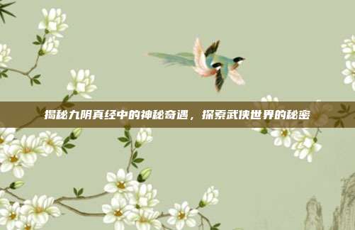 揭秘九阴真经中的神秘奇遇,探索武侠世界的秘密